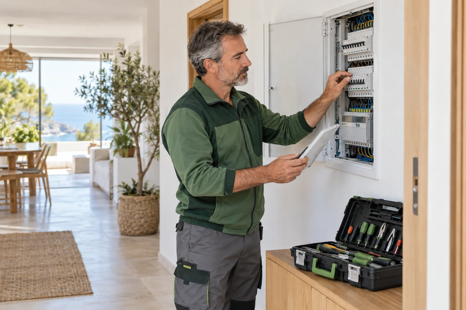 Trabajo de cuadros eléctricos